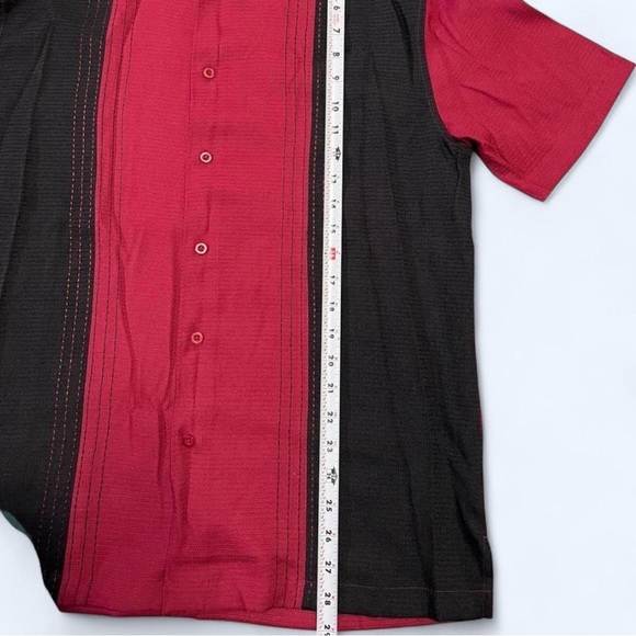 Black & Red Havanera Co Relaxed/Bowling/Cuban Button up - Picture 6 of 6